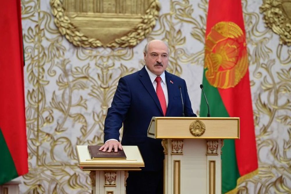Lukashenko recently triggered new demonstrations and fresh Western criticism after holding a secret inauguration for himself. u00e2u20acu201d AFP pic