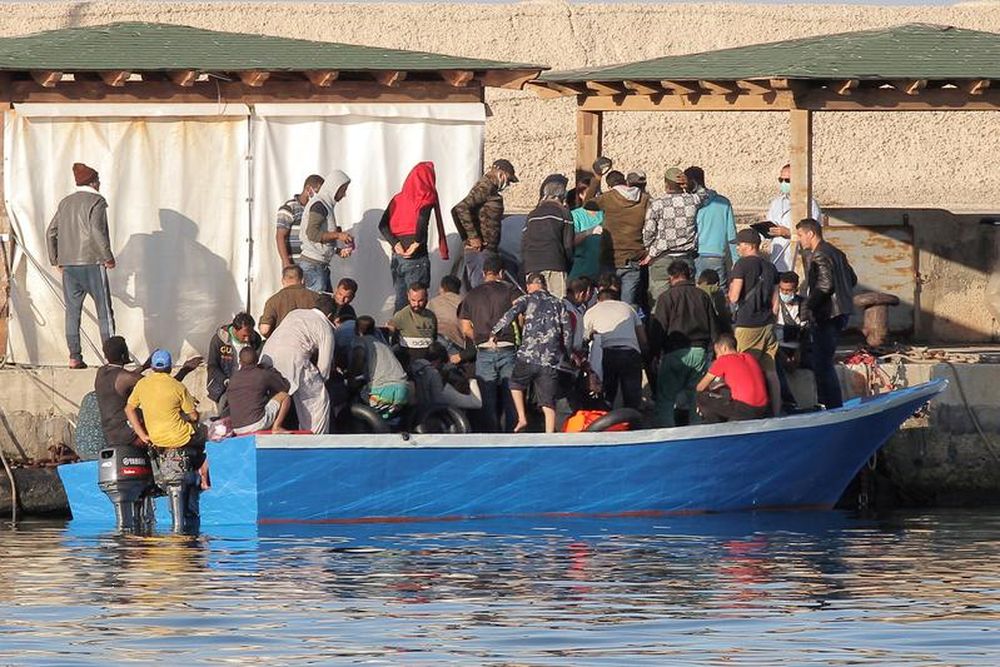 Migrants disembark a boat on the Sicilian Island of Lampedusa, Italy July 24, 2020. u00e2u20acu201d Reuters pic