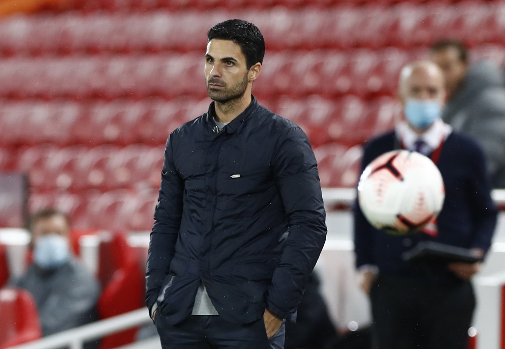 Arsenal manager Mikel Arteta during the match against Arsenal September 29, 2020. u00e2u20acu2022 Reuters pic