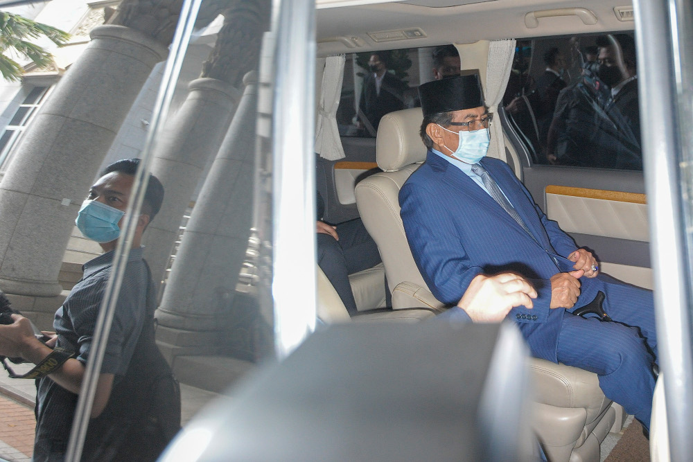 Former Sabah Chief Minister Tan Sri Musa Aman leaves the Palace of Justice in Putrajaya after his appeal was dismissed by court of appeal September 8, 2020. u00e2u20acu201d Picture by Shafwan Zaidon