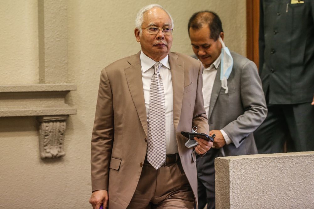 Datuk Seri Najib Razak is pictured at the Kuala Lumpur High Court on September 2, 2020. u00e2u20acu2022 Picture by Firdaus Latif