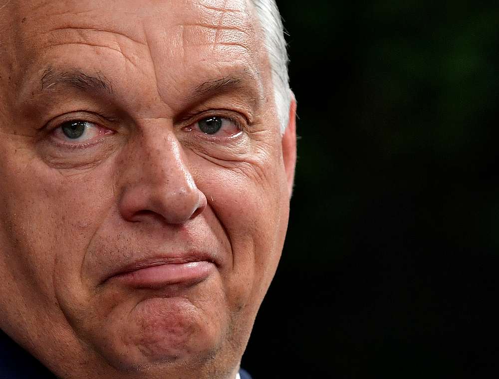 Hungary's Prime Minister Viktor Orban arrives for the EU summit in Brussels, Belgium July 17, 2020. u00e2u20acu201d Pool pic via Reuters