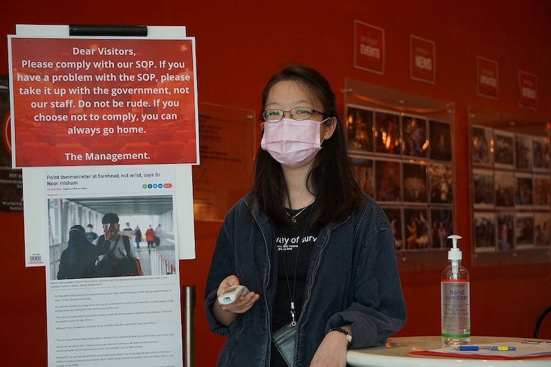 Box office executive Esther Chan is just one of the theatre staff who has to deal with rude patrons. — Picture courtesy of Penangpac