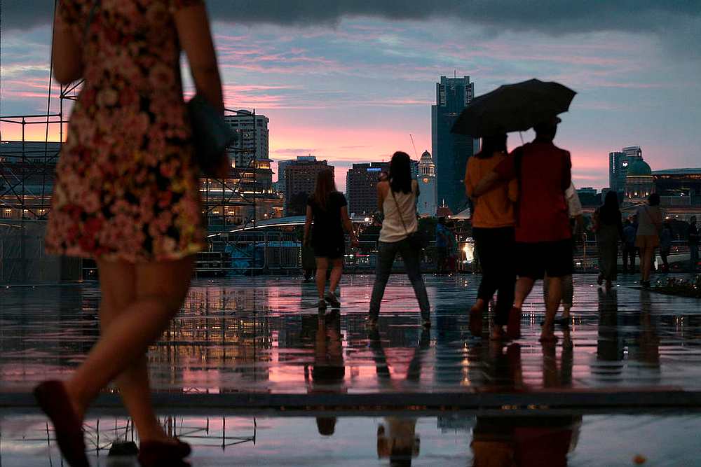 Short-duration moderate to heavy thundery showers can still be expected over parts of Singapore between the late morning and afternoon on most days in the second half of September 2020. u00e2u20acu201d TODAY pic