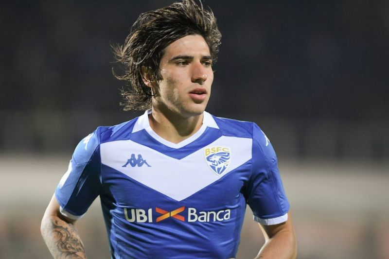 Tonali, 20, has made 89 appearances for Brescia, who were relegated in July, and scored seven goals. u00e2u20acu201d Picture via Facebook