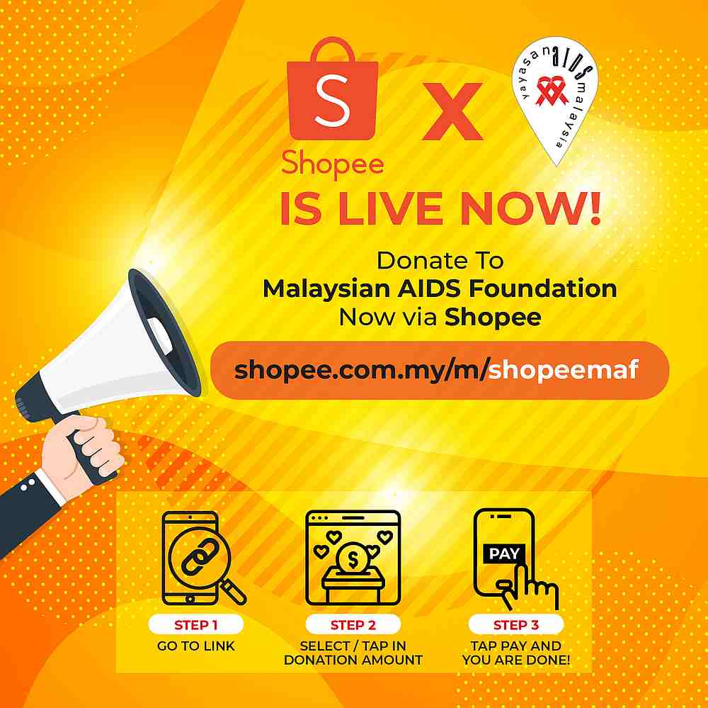 Shopee Malaysia has entered a partnership with Malaysian AIDS Foundation in a bid to combat HIV/AIDS. u00e2u20acu201d Picture courtesy of Malaysian AIDS Foundation