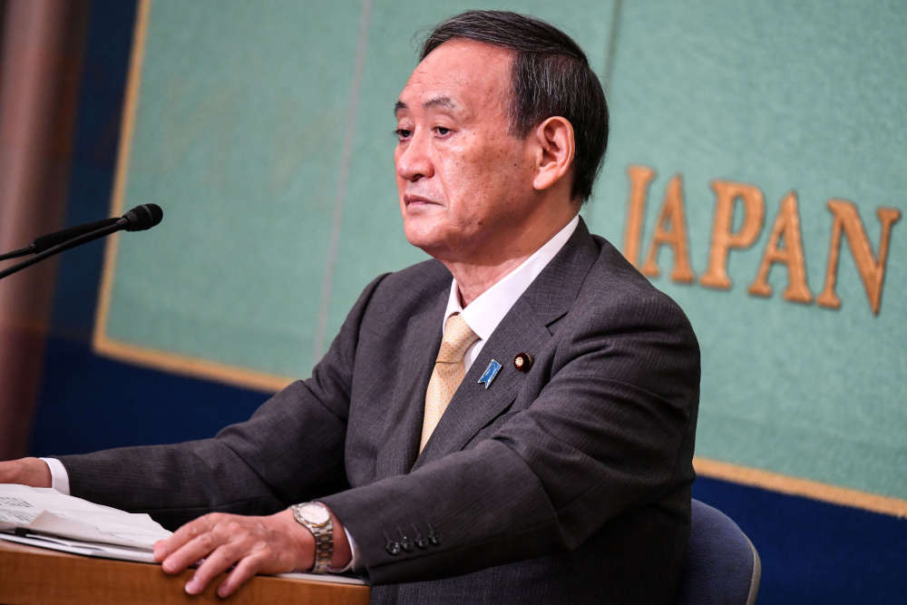 Japanu00e2u20acu2122s ruling Liberal Democratic Party (LDP) leadership candidate and Chief Cabinet Secretary Yoshihide Suga attends a debate for the LDP leadership election in Tokyo, Japan September 12, 2020. u00e2u20acu201d Reuters pic 