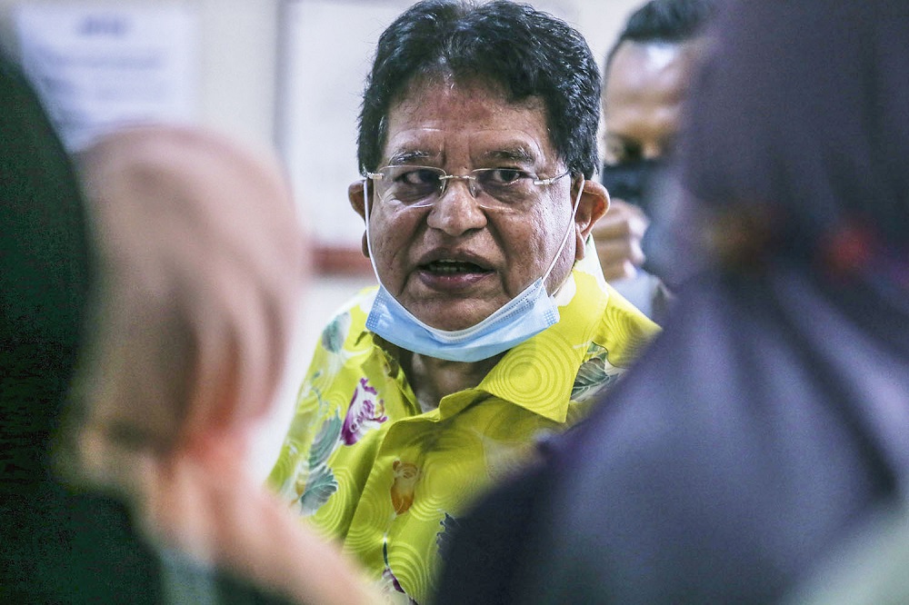 Datuk Seri Tengku Adnan Tengku Mansor is pictured at the Kuala Lumpur Court Complex on September 22, 2020. u00e2u20acu2022 Picture by Hari Anggara