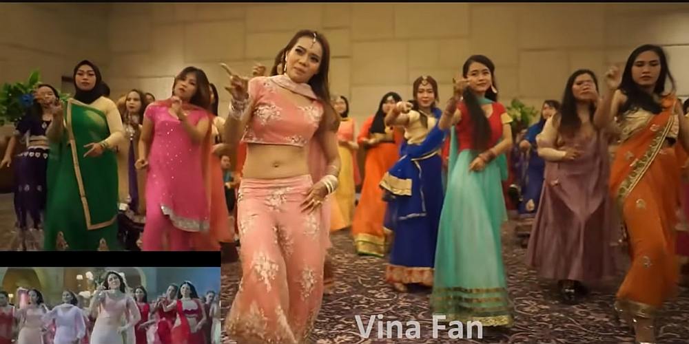 An Indonesian group has won the hearts of many with accurate dance steps and facial expressions from 'Bole Chudiyan.' u00e2u20acu201d Screengrab via instagram/vinavinafan