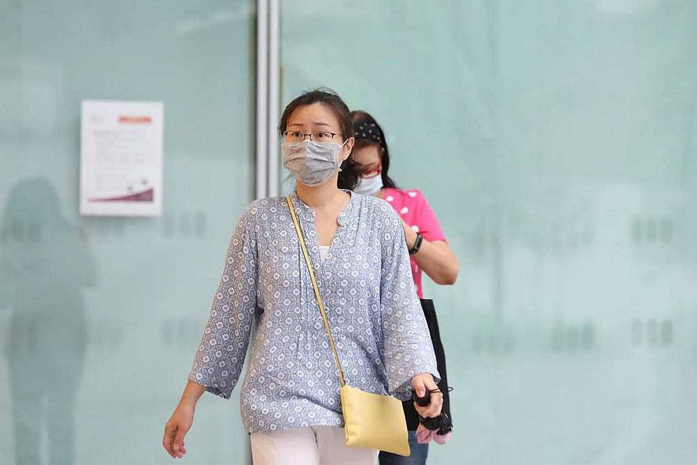 Sun Szu-Yen arriving at the Singapore State Courts on May 20, 2020. u00e2u20acu201d TODAY pic