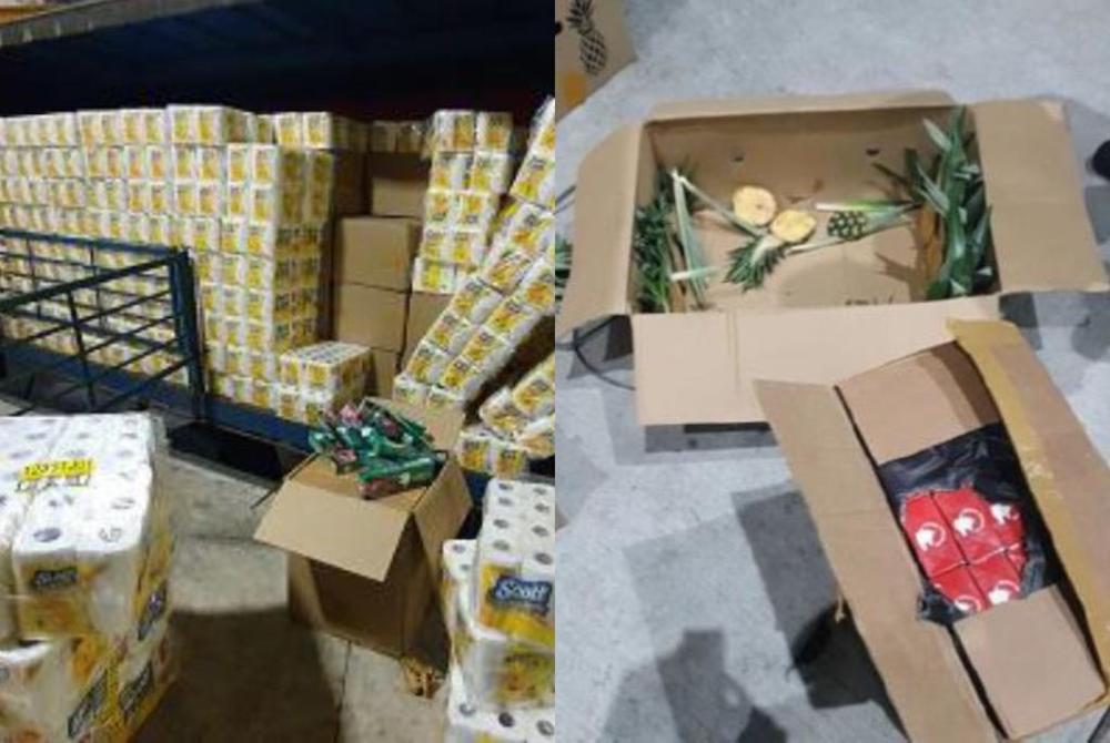On September 28, 2020, the Singapore authorities seized 7,559 cartons of duty-unpaid cigarettes from two Malaysia-registered lorries at Tuas Checkpoint. u00e2u20acu201d Immigration and Checkpoints Authority handout via TODAY