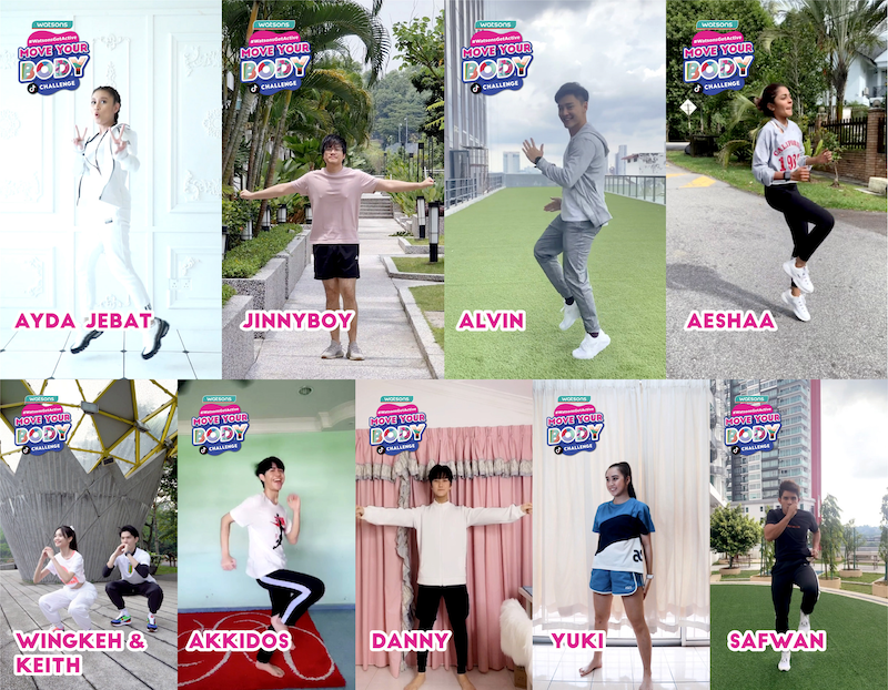 Take part in Watsons Malaysia's annual #WatsonsGetActive Move Your Body Challenge for your share of RM130, 000 worth of prizes. u00e2u20acu201d Picture courtesy of Watsons Malaysia