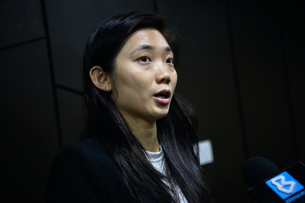 Malaysian Gymnastics Federation Rachel Lau at a press conference on in Kuala Lumpur September 26, 2020. u00e2u20acu201d Bernama pic