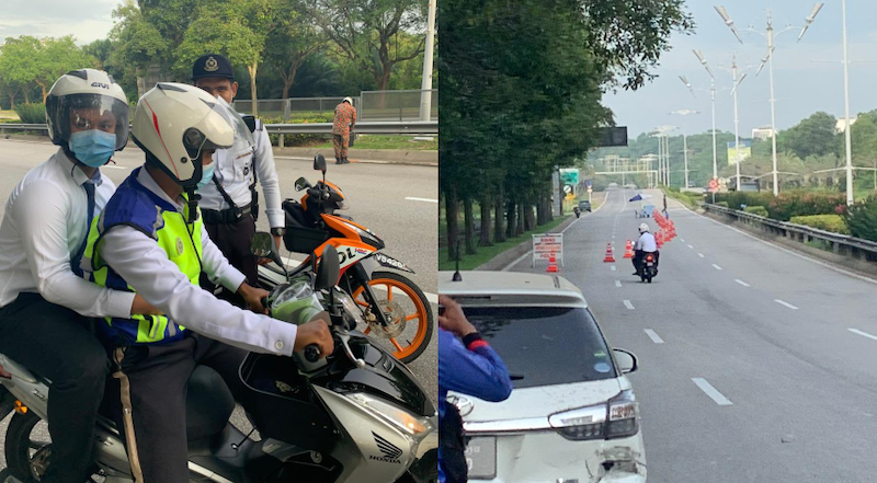 Khairul said that it only took about 10 to 15 minutes to reach the student's school. u00e2u20acu201d Picture via Twitter/@aimadazfar