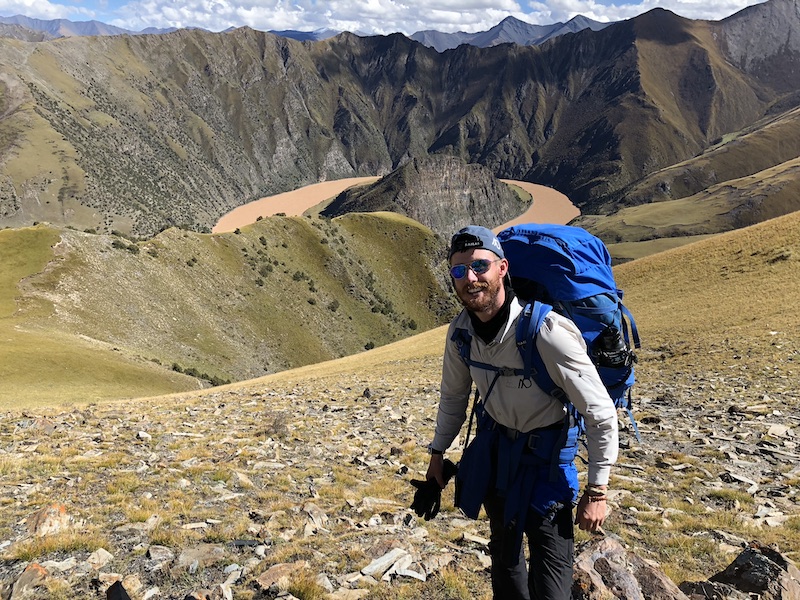 Dykes had several close calls with wildlife during his expedition, including being stalked by a pack of hungry wolves and coming into contact with fierce Tibetan Mastiffs. — Picture courtesy of National Geographic