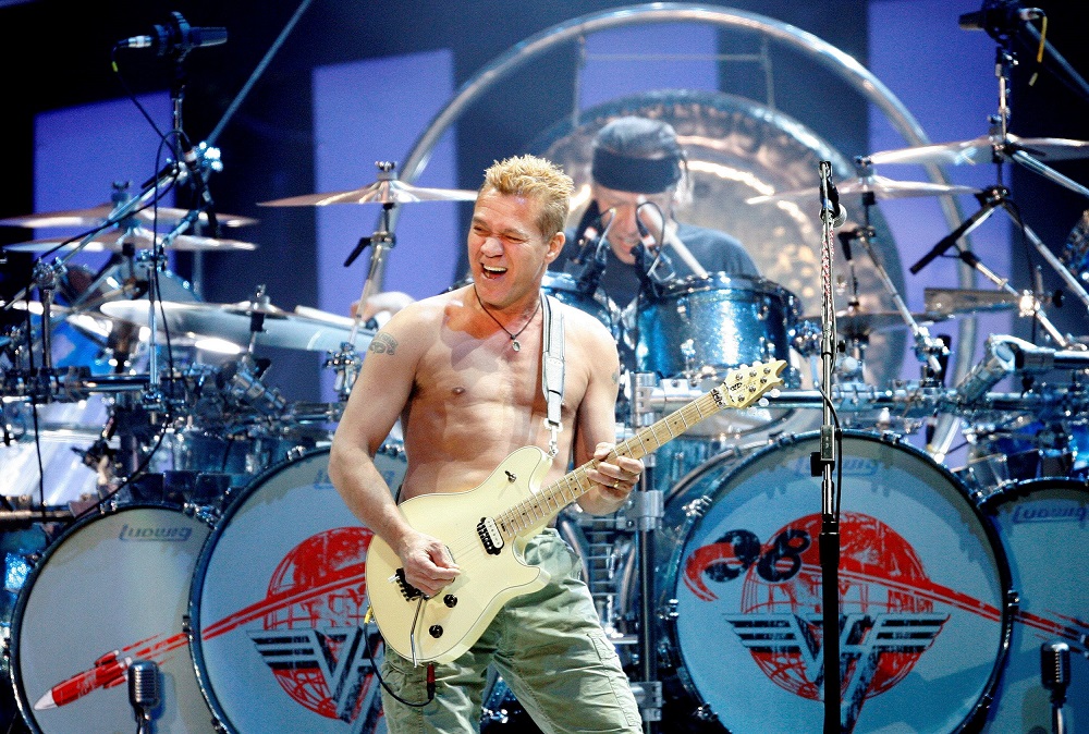 File photo showing Eddie Van Halen of Van Halen performing at Tiger Jam XI in Las Vegas April 19, 2008. u00e2u20acu201d Reuters pic