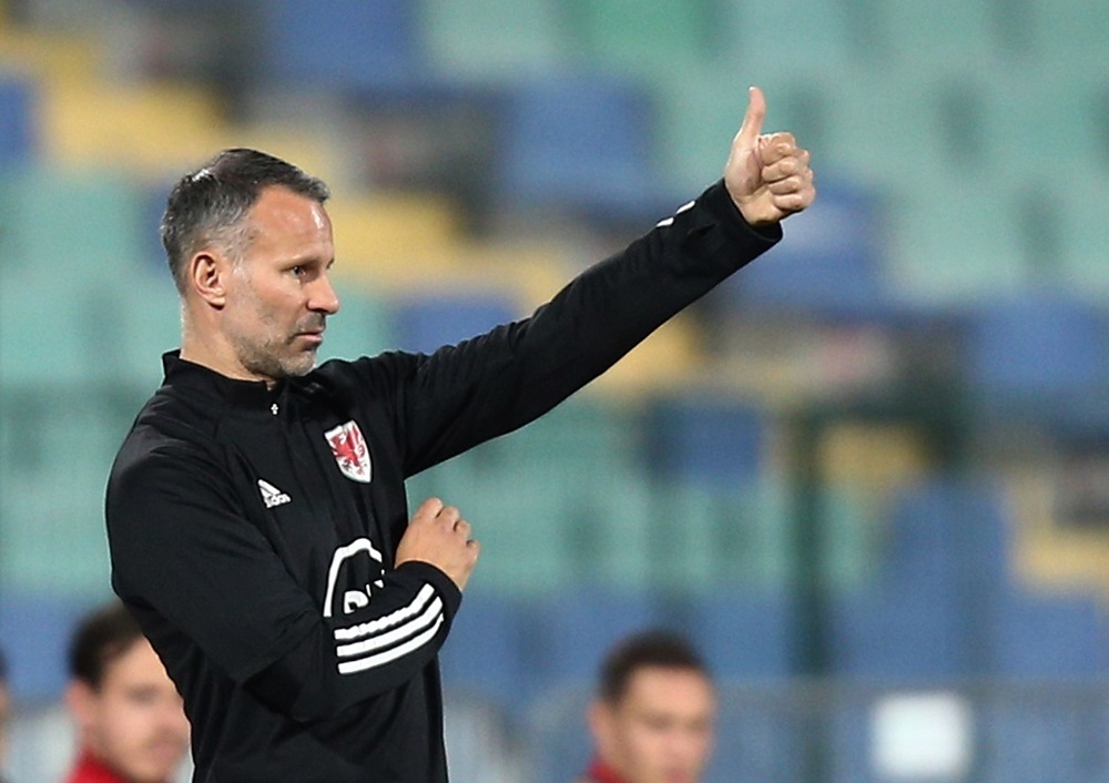 Wales manager Ryan Giggs reacts during the Uefa Nations League match against Bulgaria at the Vasil Levski National Stadium in Sofia October 14, 2020. u00e2u20acu201d Reuters pic
