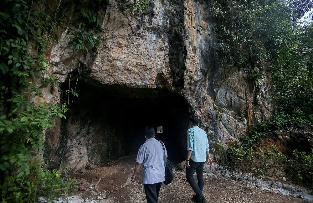 While the walk through the 150 metres tunnel is dark as there are no lights, the sight that greet you at the end will be breathtaking. — Picture by Farhan Najib