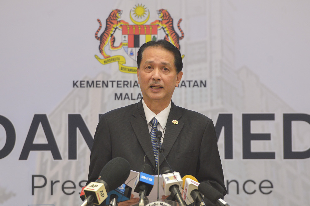 Health Director-General Tan Sri Dr Noor Hisham speaks during the Covid-19 press conference at the Ministry of Health October 1, 2020. u00e2u20acu201d Picture by Miera Zulyana