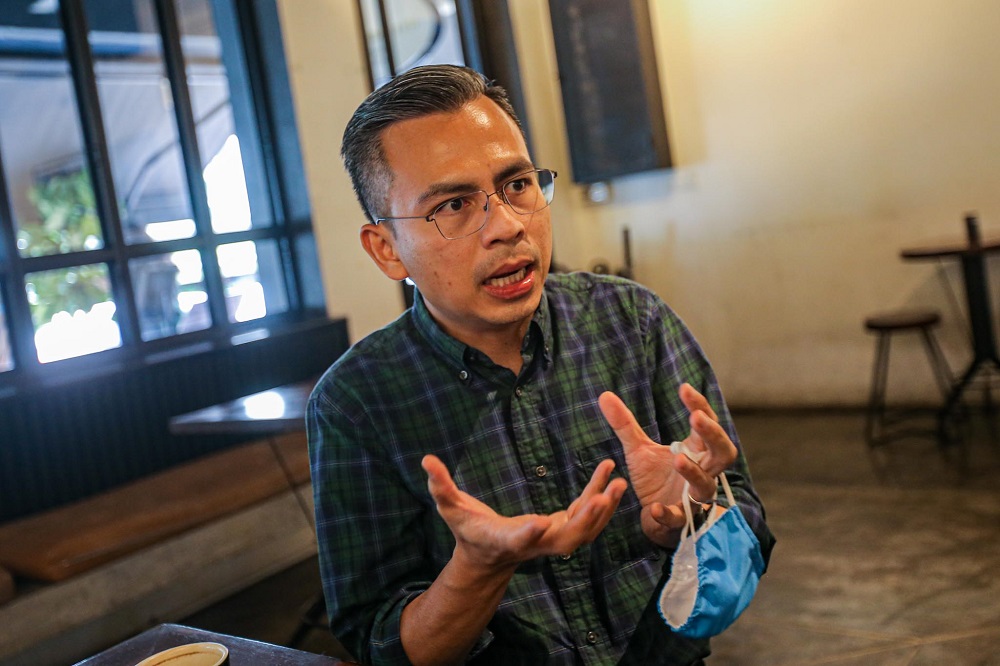 Lembah Pantai MP Fahmi Fadzil speaks to Malay Mail in Bangsar September 29, 2020. u00e2u20acu201d Picture by Hari Anggara