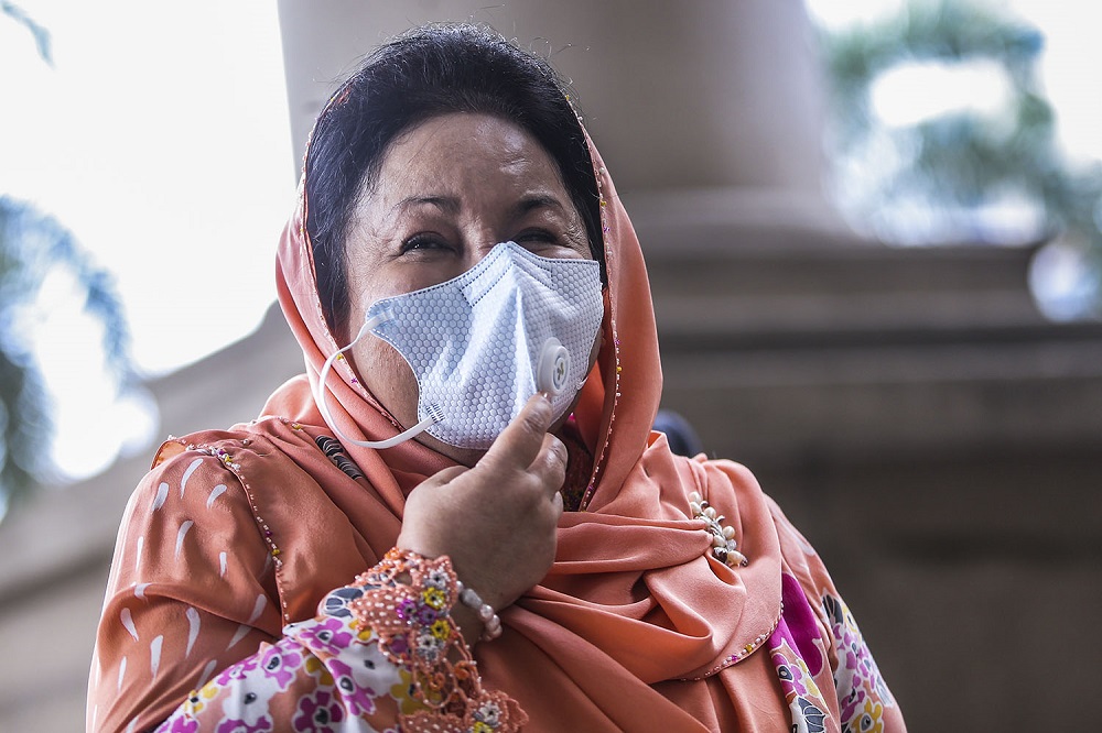 Datin Seri Rosmah Mansor arrives at the Kuala Lumpur High Court October 4, 2020. u00e2u20acu201d Picture by Hari Anggara