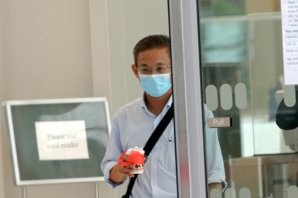 Chong Wei Kwong (pictured) faces three charges of offering gratification to an agent, drink-driving and failing to exercise care while driving in December 2018. u00e2u20acu201d TODAY pic