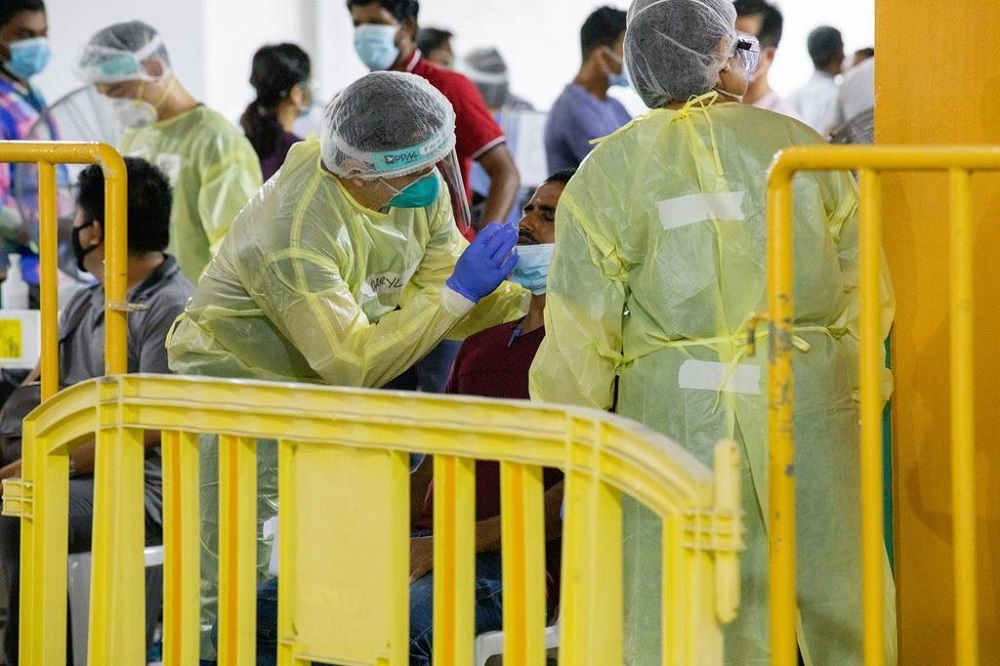 In yesterdayu00e2u20acu2122s statement, the authorities said that since August this year, they have been engaging employers to remind them to send their workers for the routine tests. u00e2u20acu201d TODAY pic