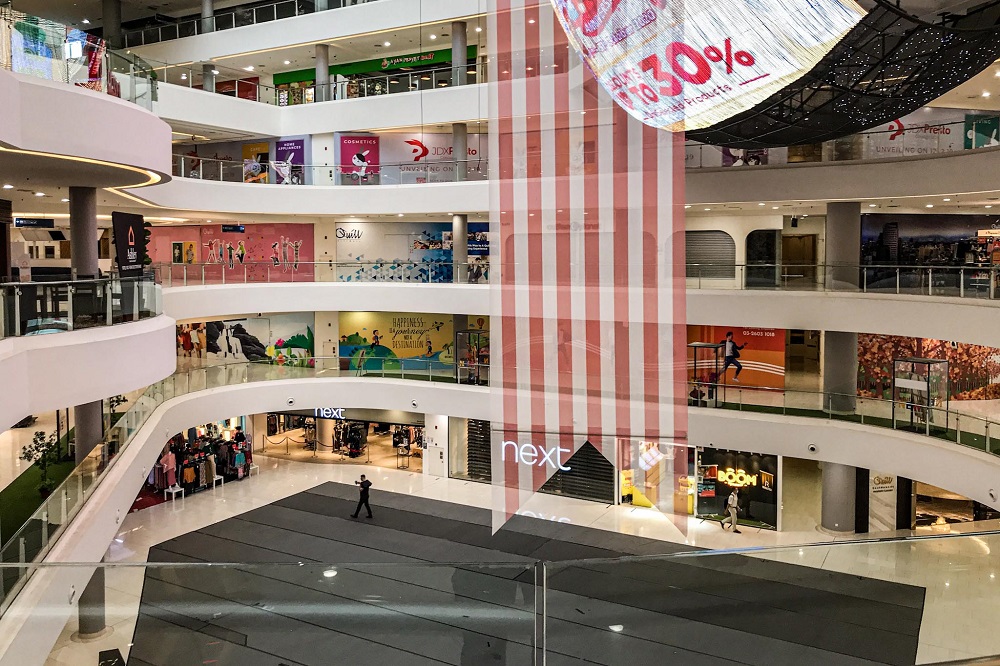A general view inside the Quil City Mall shopping centre in Kuala Lumpur October 19, 2020. u00e2u20acu201d Picture by Hari Anggara