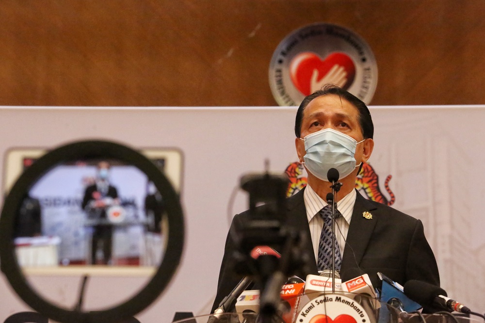 Health director-general Tan Sri Dr Noor Hisham Abdullah at a press conference in Putrajaya October 27, 2020. u00e2u20acu201d Picture by Choo Choy May