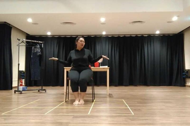 Rehearsals are underway for local theatre company Wild Riceu00e2u20acu2122s u00e2u20acu02dcAn Actress Preparesu00e2u20acu2122, featuring Siti Khalijah Zainal (pictured). u00e2u20acu201d Wild Rice pic via TODAY
