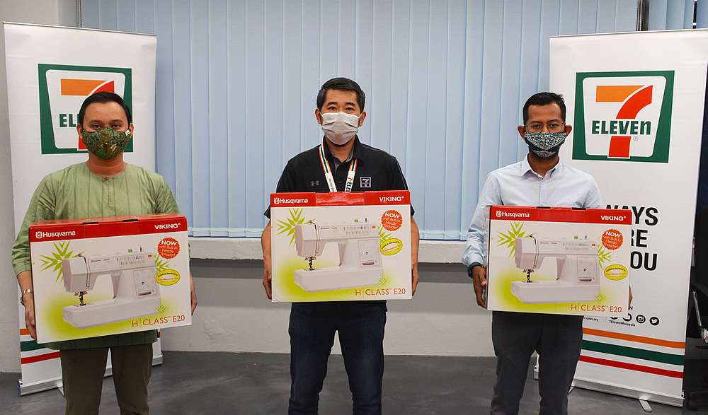 The sewing machines will empower the economically challenged women. u00e2u20acu201d Picture courtesy of 7-Eleven Malaysia