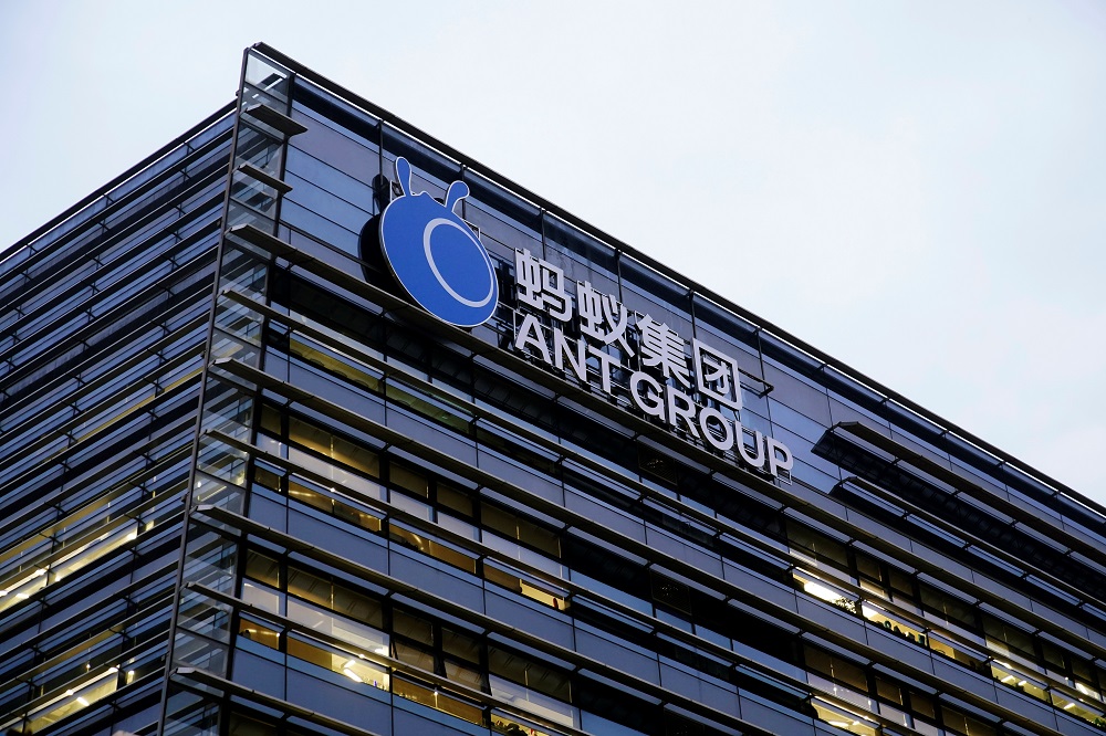 The logo of Ant Financial Services Group, Alibaba's financial affiliate, is pictured at its headquarters in Hangzhou, Zhejiang province China October 26, 2020. u00e2u20acu2022 Reuters pic