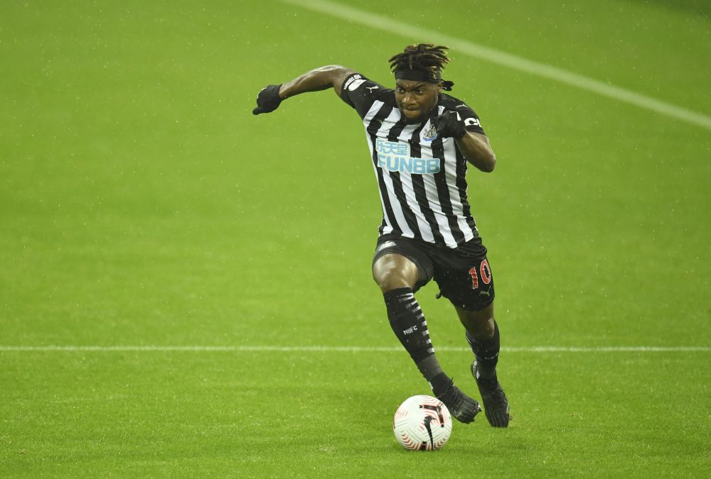 Newcastle United's Allan Saint-Maximin in action against Burnely at St Jamesu00e2u20acu2122 Park, Newcastle October 3, 2020. u00e2u20acu201d Reuters pic