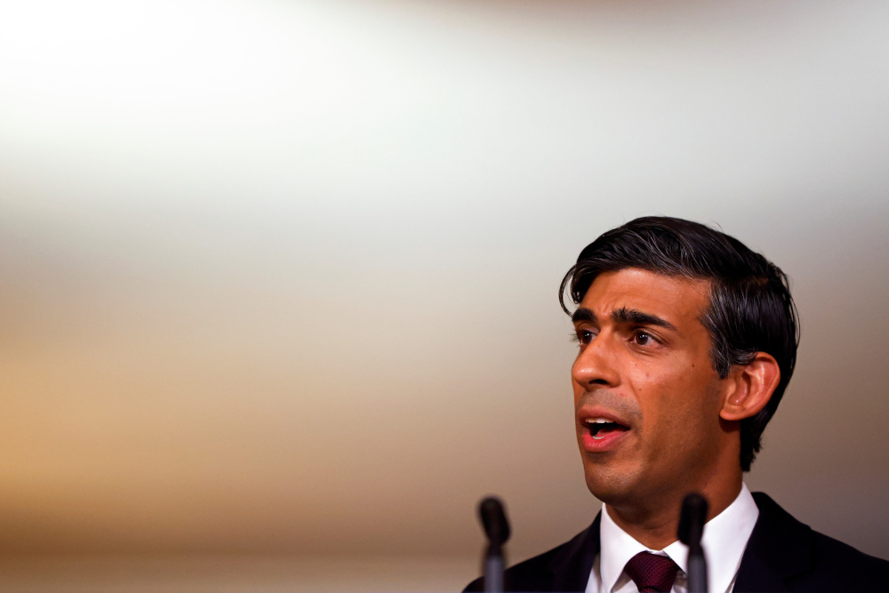 Britainu00e2u20acu2122s Chancellor of the Exchequer Rishi Sunak speaks during a virtual news conference, amid the spread of the coronavirus disease in London, Britain September 24, 2020. u00e2u20acu201d Reuters  pic