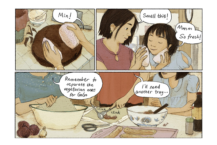 Family life features greatly in Eng’s 'Fried Rice' webcomic.