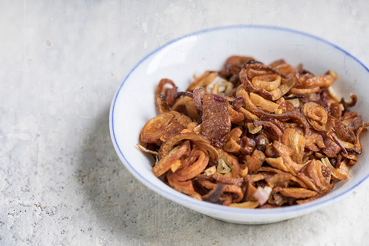 Fried shallots are an easy way to heighten the savouriness of any dish.