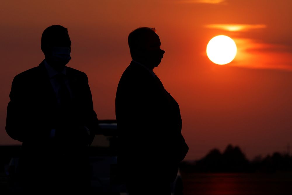 Members of the US Secret Service watch as US Vice President Mike Pence arrives ahead of the vice presidential debate in Salt Lake City, Utah, US, October 5, 2020. u00e2u20acu201d Reuters pic