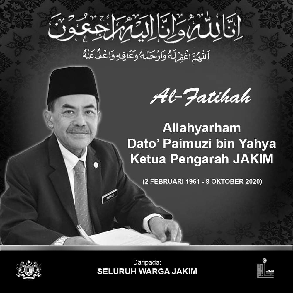 Paimuzi passed away at around 1pm this afternoon while undergoing treatment at the Sungai Buloh Hospital, succumbing to cardiovascular and lung related complications. u00e2u20acu201d Picture via Twitter
