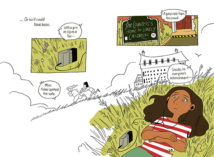 According to Yee, her work-in-progress 'My Aunt is a Monster' has a “bright, super stylised, very European” art style