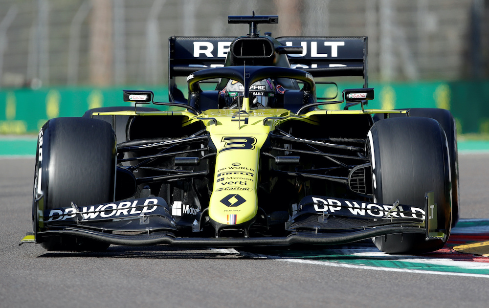 Renaultu00e2u20acu2122s Daniel Ricciardo in action during practice during the Emilia Romagna Grand Prix at the Autodromo Enzo e Dino Ferrari in Imola, Italy, October 31, 2020. u00e2u20acu201d Reuters picnnn