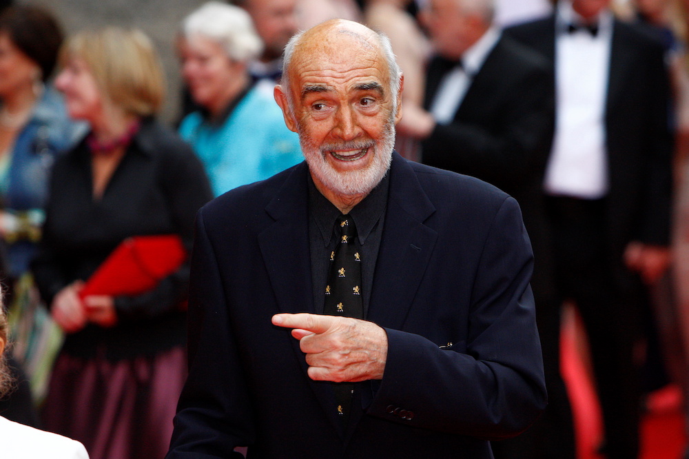 Actor Sean Connery arrives for the Edinburgh International Film Festival opening night showing of the animated movie ‘The Illusionist’ at the Festival Theatre in Edinburgh, Scotland June 16, 2010. — Reuters pic