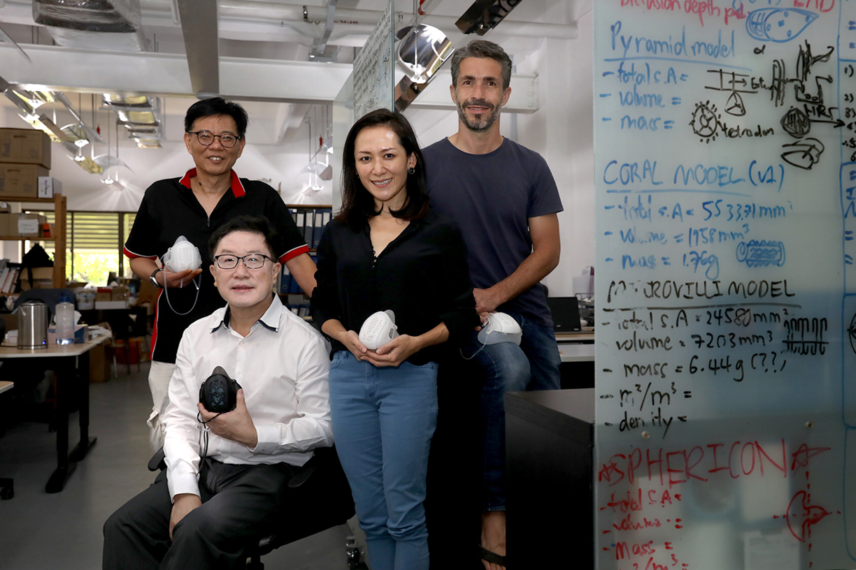 Local start-up Mdesign Solutions also charted a new path during Covid-19, moving from being a design consulting firm for external clients to becoming a full-fledged manufacturer of its own product. ― Photo courtesy of Nuria Ling for TODAY