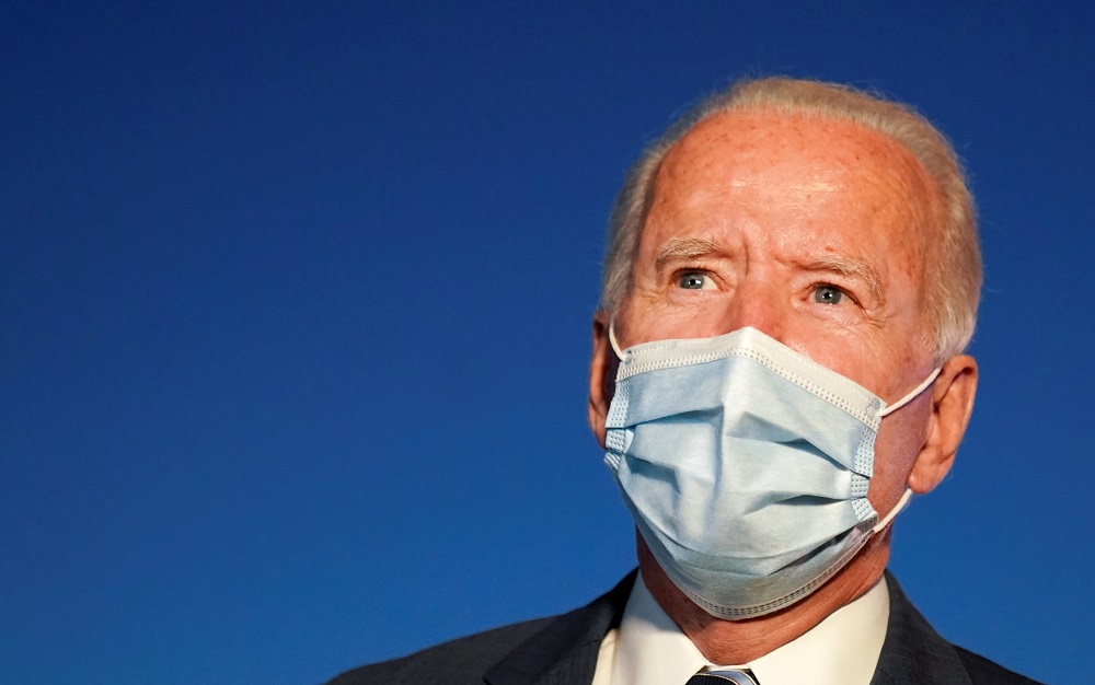 US Democratic presidential candidate Joe Biden speaks to reporters as he departs Hagerstown, Maryland, after a campaign event in Gettysburg, Pennsylvania October 6, 2020. u00e2u20acu2022 Reuters pic