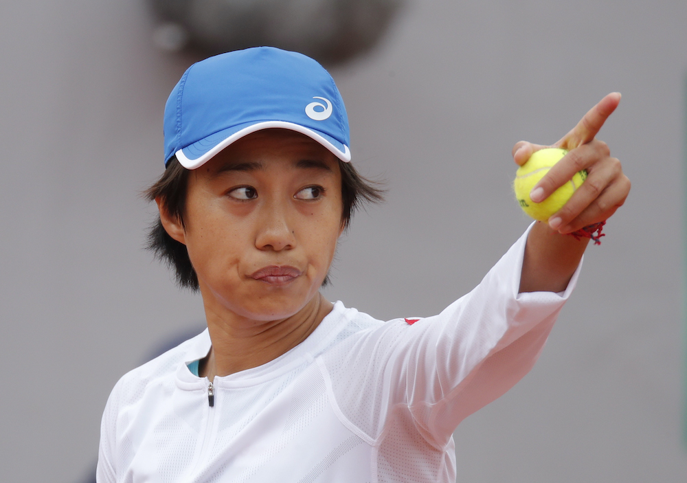 Chinau00e2u20acu2122s Zhang Shuai during her third round match against against Franceu00e2u20acu2122s Clara Burel at Roland Garros in Paris, October 3, 2020. u00e2u20acu201d Reuters pic
