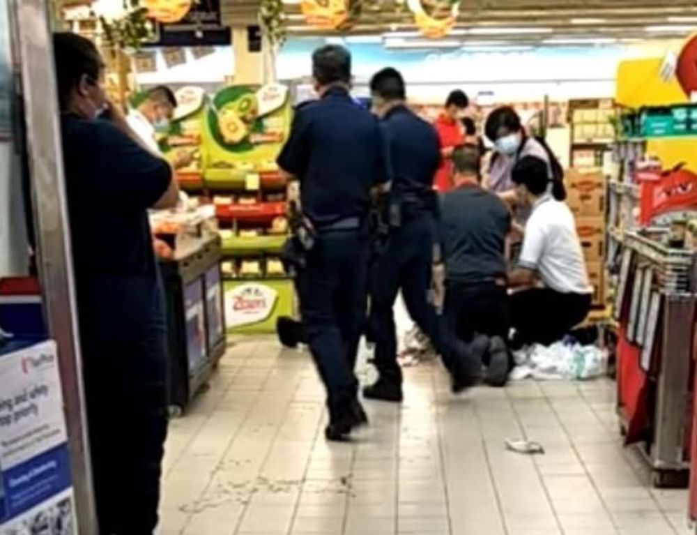 The victim suffered injuries to his face and head. u00e2u20acu201d Rayni Suhaini/Facebook pic via TODAY