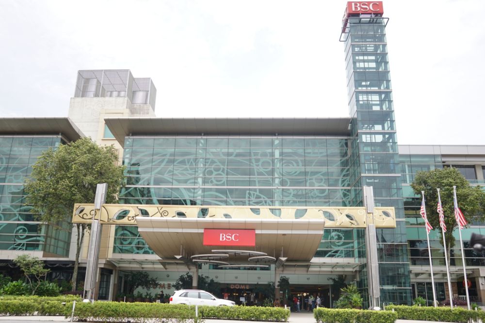 A general view of the Bangsar Shopping Centre in Bangsar October 12, 2020. — Picture by Ahmad Zamzahuri