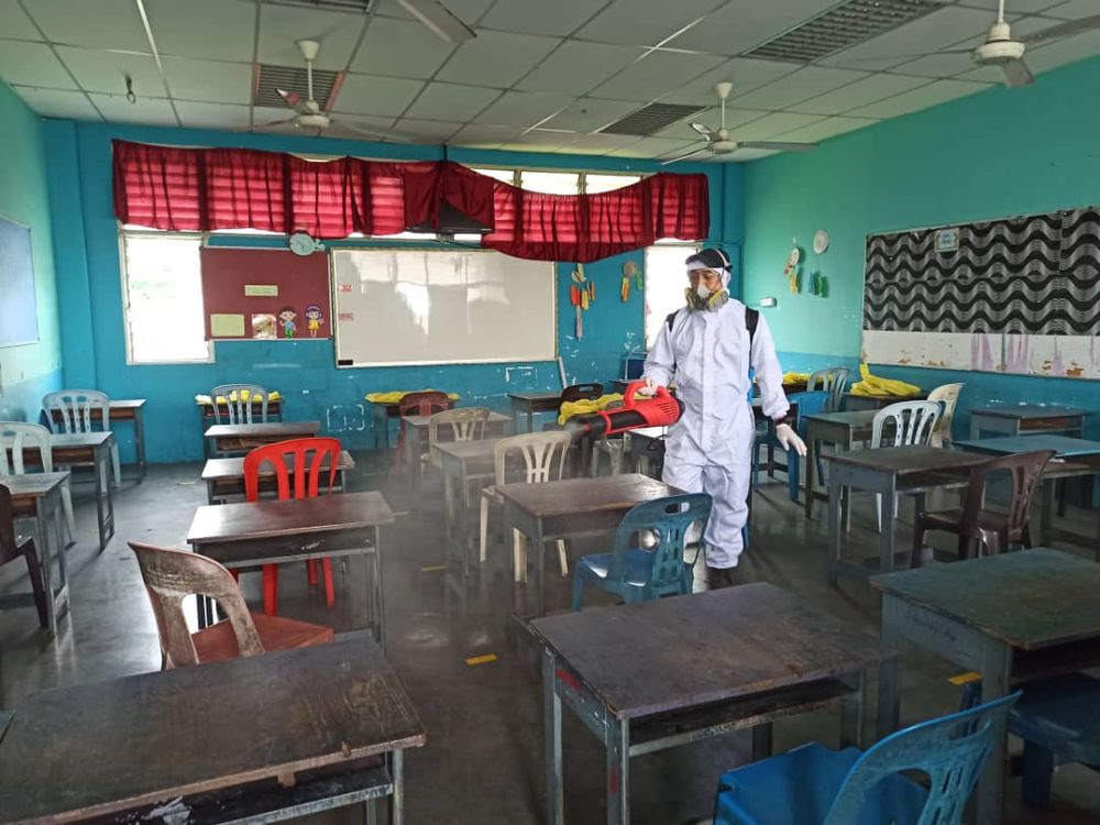 Carlsberg Malaysia disinfects about 670,000 sqm of classrooms, facilities and common areas prior to school reopening in June. u00e2u20acu201d Picture courtesy of Carlsberg Malaysia
