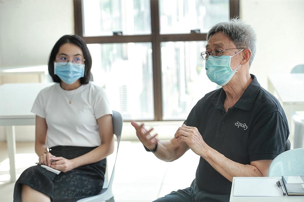 Liew (right) praises kind-hearted Malaysians who donated to the non-profit despite financially challenging times. — Picture by Ahmad Zamzahuri