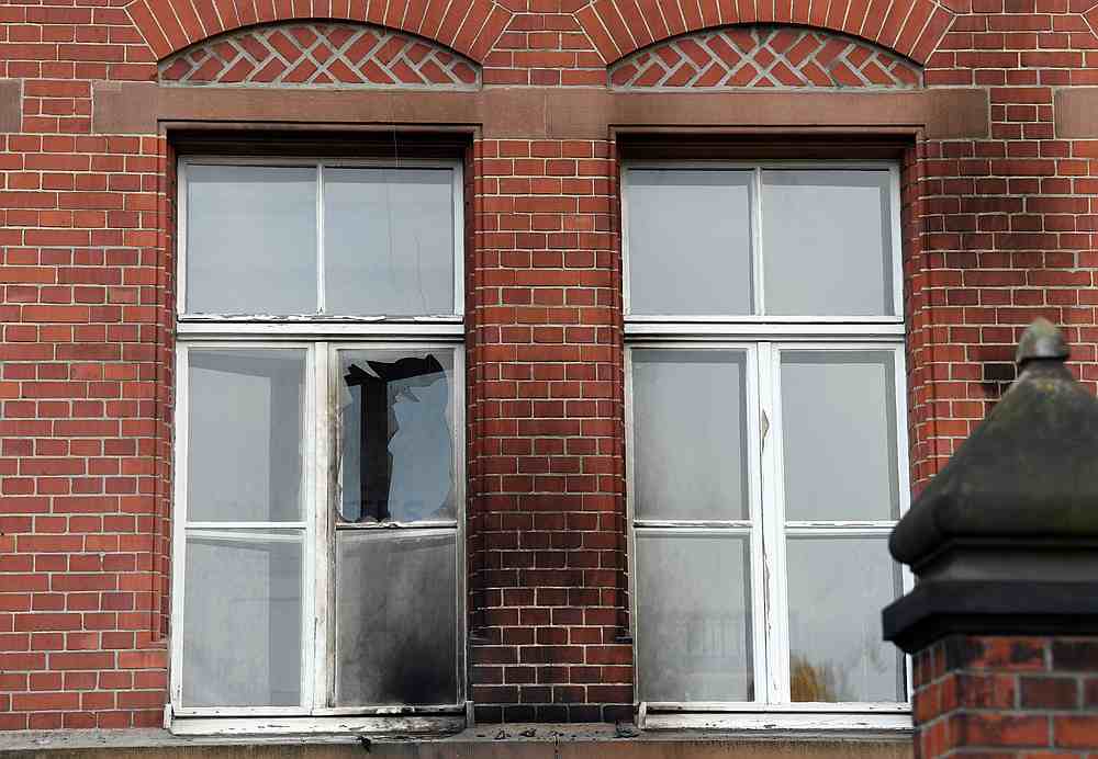 A broken window at the Robert Koch Institute (RKI) for infectious disease in General-Pape-Strasse, as the Covid-19 outbreak continues in Berlin, Germany, October 25, 2020. u00e2u20acu201d Reuters pic