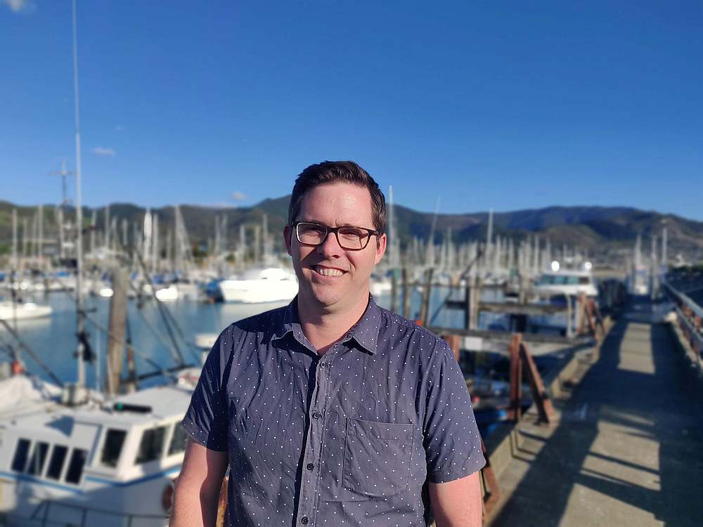 Chris Rodley, CEO and Founder of New Zealand based tech firm SnapIT, poses for a photo in Nelson, New Zealand September 18, 2020. u00e2u20acu201d Chris Rodley/SnapIT handout via Reuters